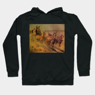 The Stage Coach by John Edward Borein Hoodie